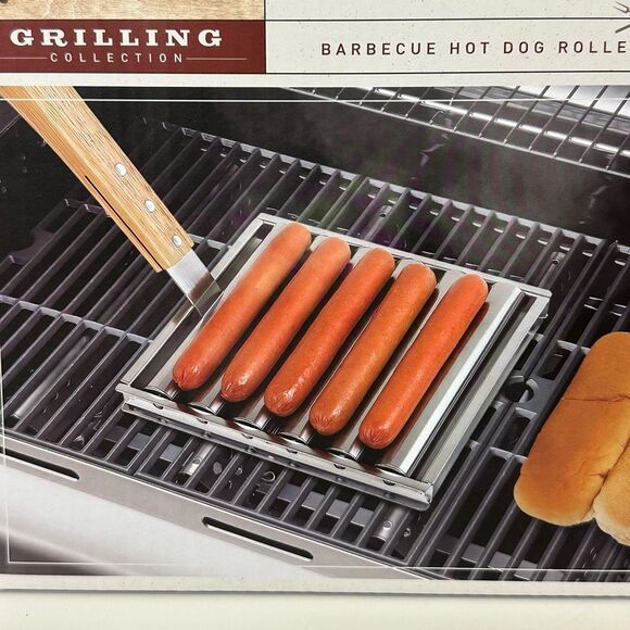 Parini Stainless Steel Barbeque hot dog roller & Salt and Pepper Shaker Grilling - Picture 3 of 16